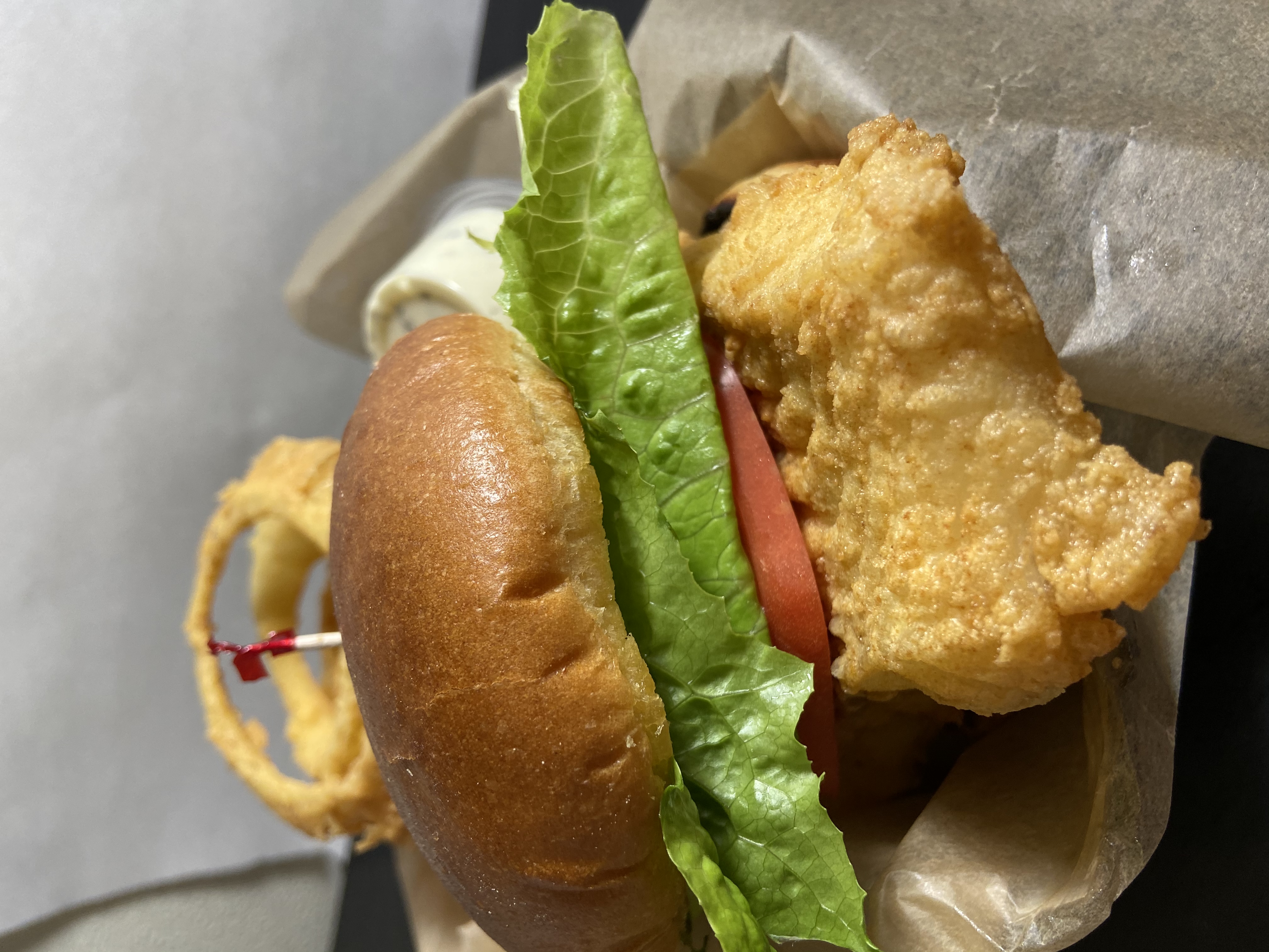 Order Fish Sandwich food online from Osterville Fish store, Barnstable on bringmethat.com