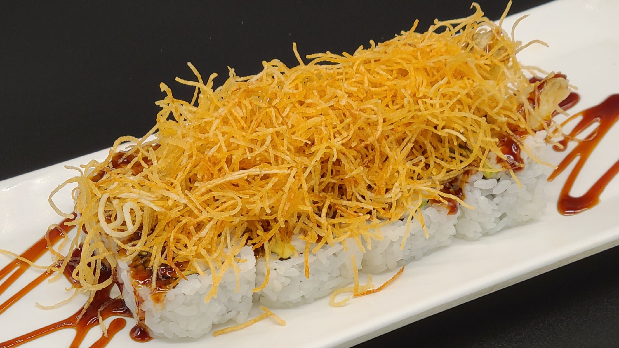 Order F16. Hurricane Roll(8pcs) food online from Hello Sushi store, Fullerton on bringmethat.com