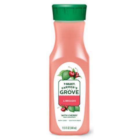 Order 7-Select Famers Grove Cherry Limeade 11.5oz food online from 7-Eleven store, Des Plaines on bringmethat.com