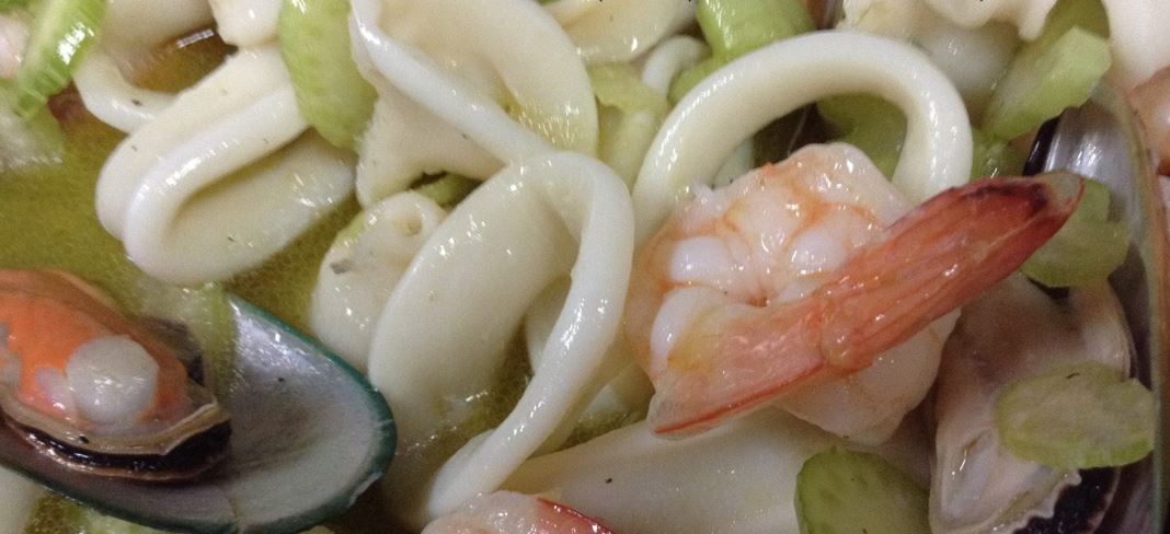 Order Seafood Salad food online from Angelo's Pizza store, Clifton on bringmethat.com