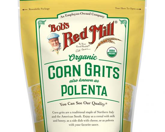 Order Bob's Red Mill Organic Corn Grits (Polenta) food online from Bel Clift Market store, SF on bringmethat.com