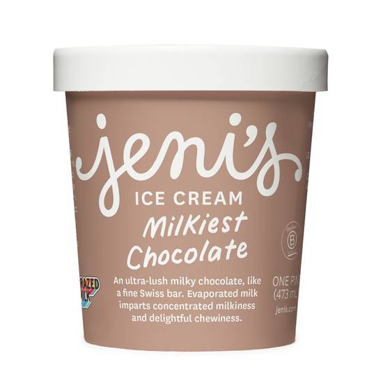 Order Milkiest Chocolate Pint food online from Jeni The Battery store, Cobb County on bringmethat.com