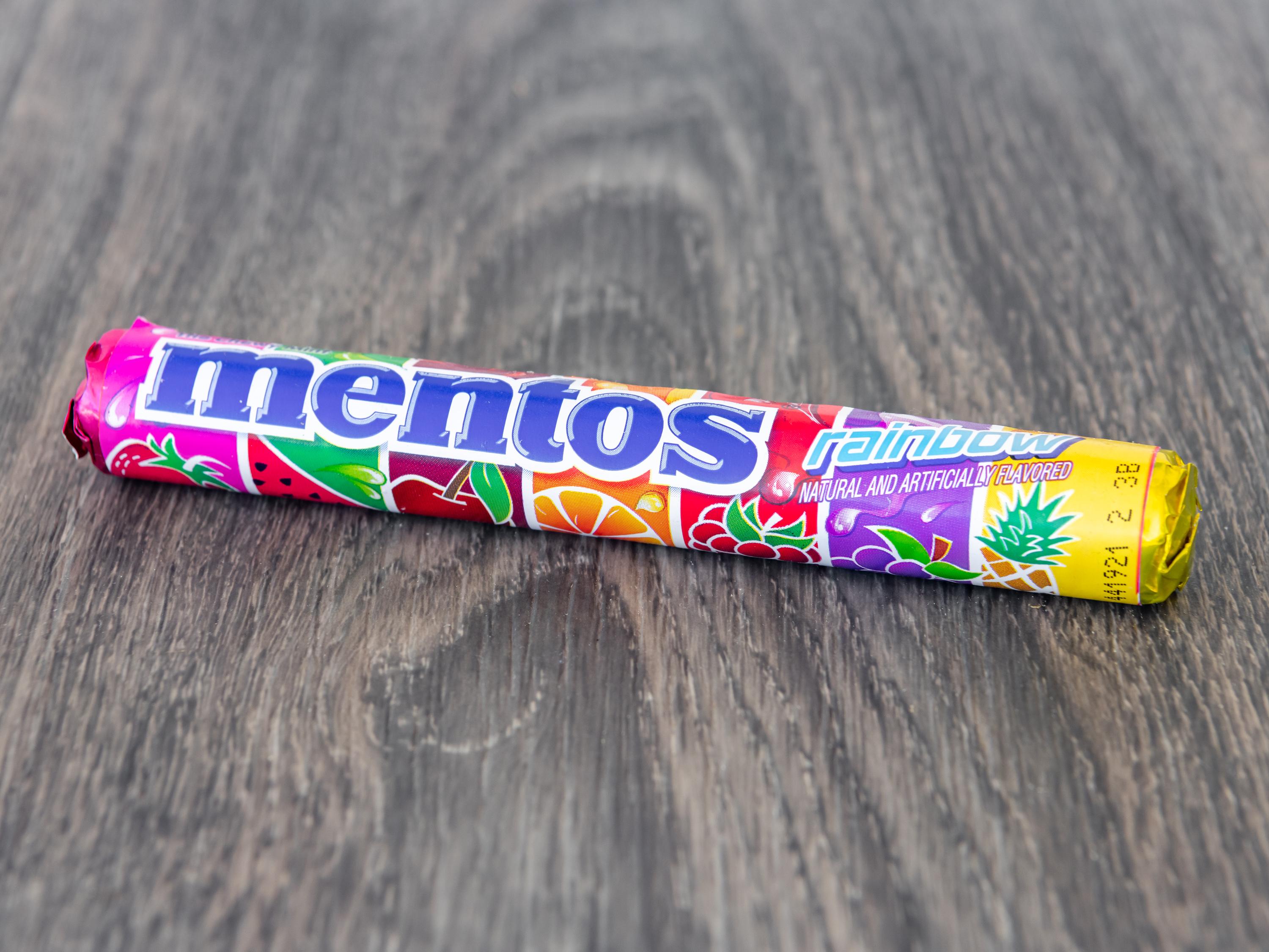 Order Mentos Mixed Fruits food online from Chevron store, Castro Valley on bringmethat.com