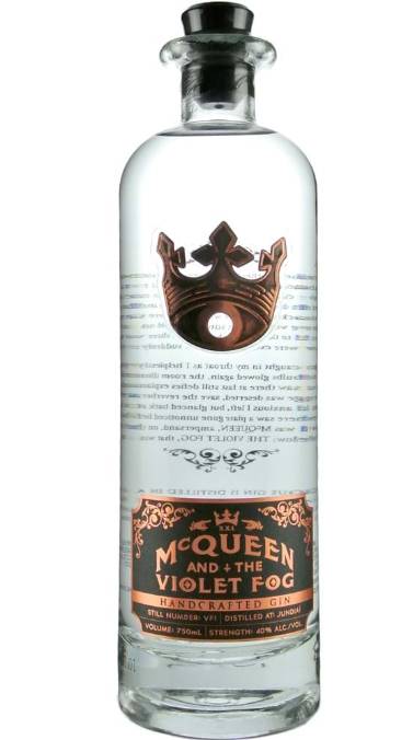 Order McQueen & The Violet Fog Gin | 750 ml Bottle food online from Windy City Liquor Market store, El Cajon on bringmethat.com