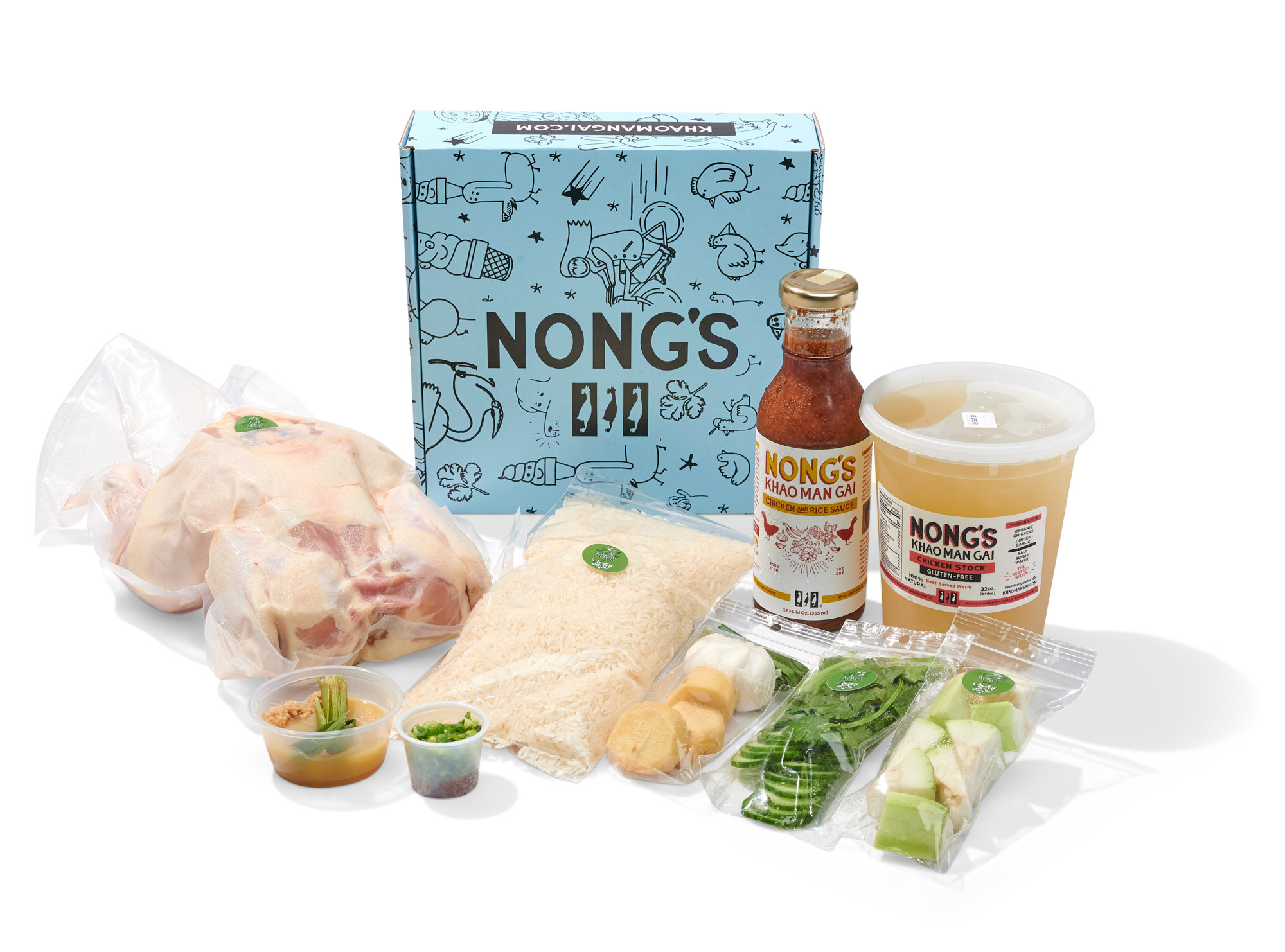Order Nong's Meal Kits Chicken and Rice food online from Nong's Khao Man Gai store, Portland on bringmethat.com