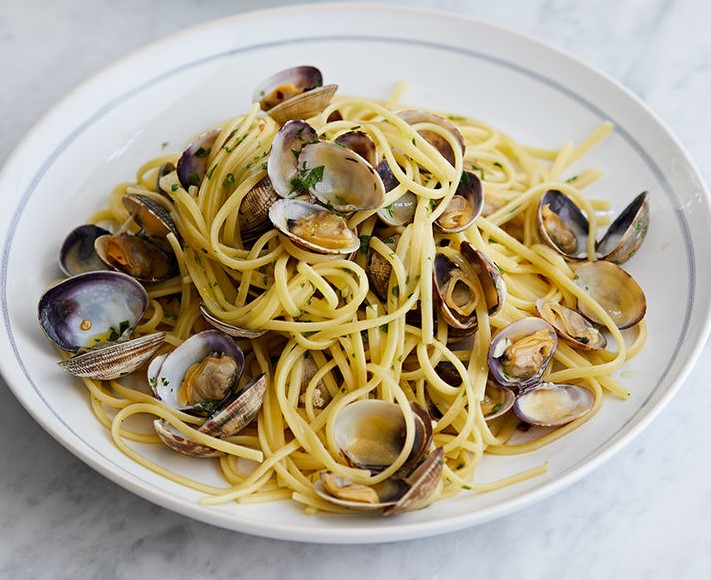 Order Fettuccini Vongole food online from Brio Tuscany Grill store, Dana Point on bringmethat.com