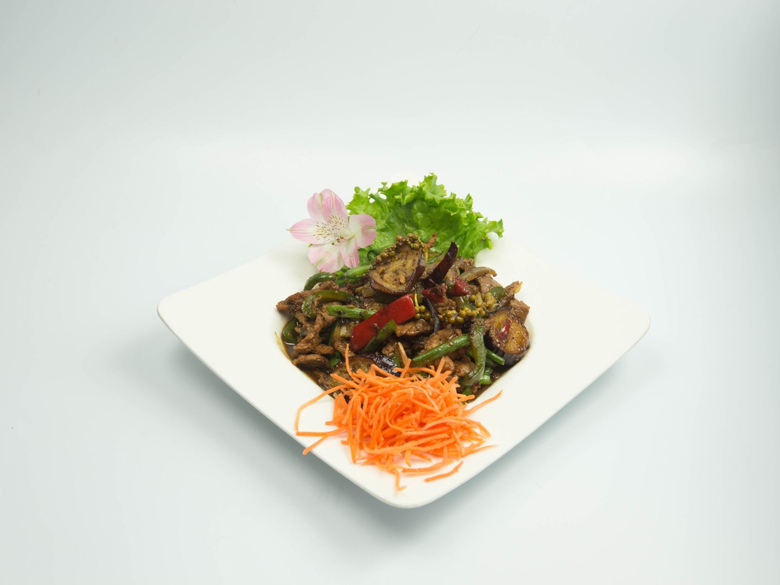 Order Black Peppper Beef food online from Similan Thai Cuisine store, Danville on bringmethat.com