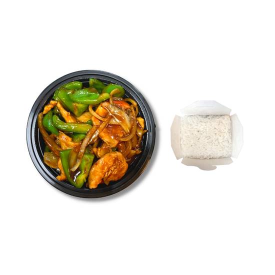 Order Green Pepper Entree | 青椒肉 food online from Rong Cheng store, Spring Lake Park on bringmethat.com