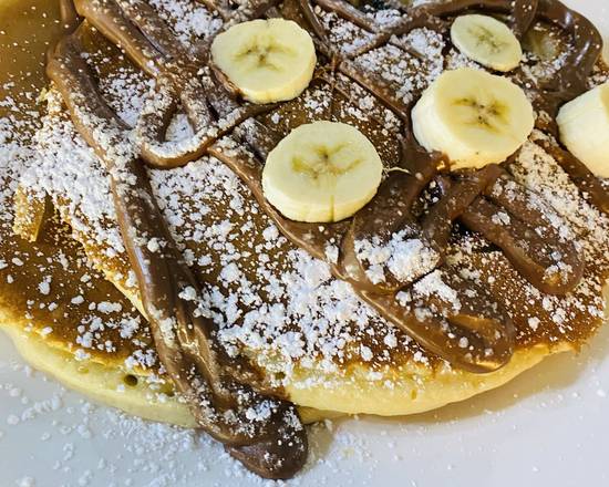 Order Nutella and banana pancakes food online from Bread & Butter store, Crowley on bringmethat.com