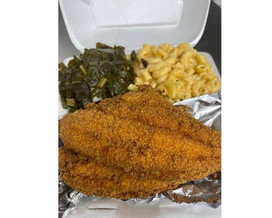 Order Catfish (2 pcs) food online from Shelby's Food For The Soul store, Killeen on bringmethat.com