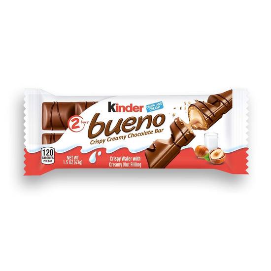Order Kinder bueno crispy cream chocolate bars food online from Exxon Food Mart store, Port Huron on bringmethat.com
