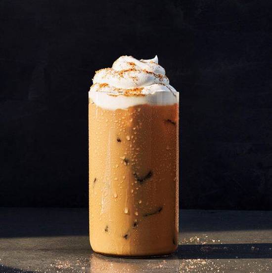 Order Iced Cinnamon Crunch Latte food online from Panera store, Davis on bringmethat.com