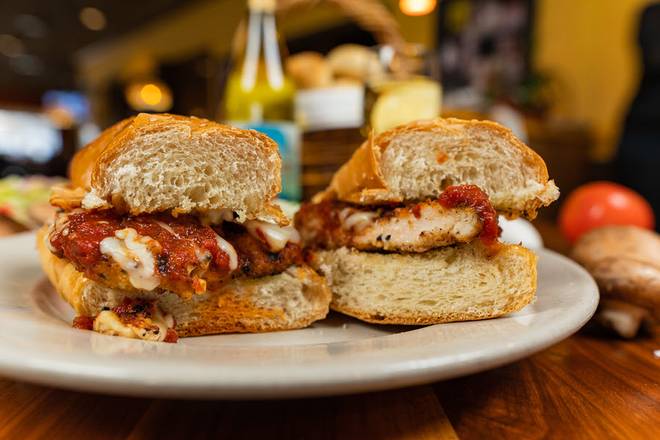 Order Chicken Parmigiano Sandwich food online from The Pasta House store, Saint Peters on bringmethat.com