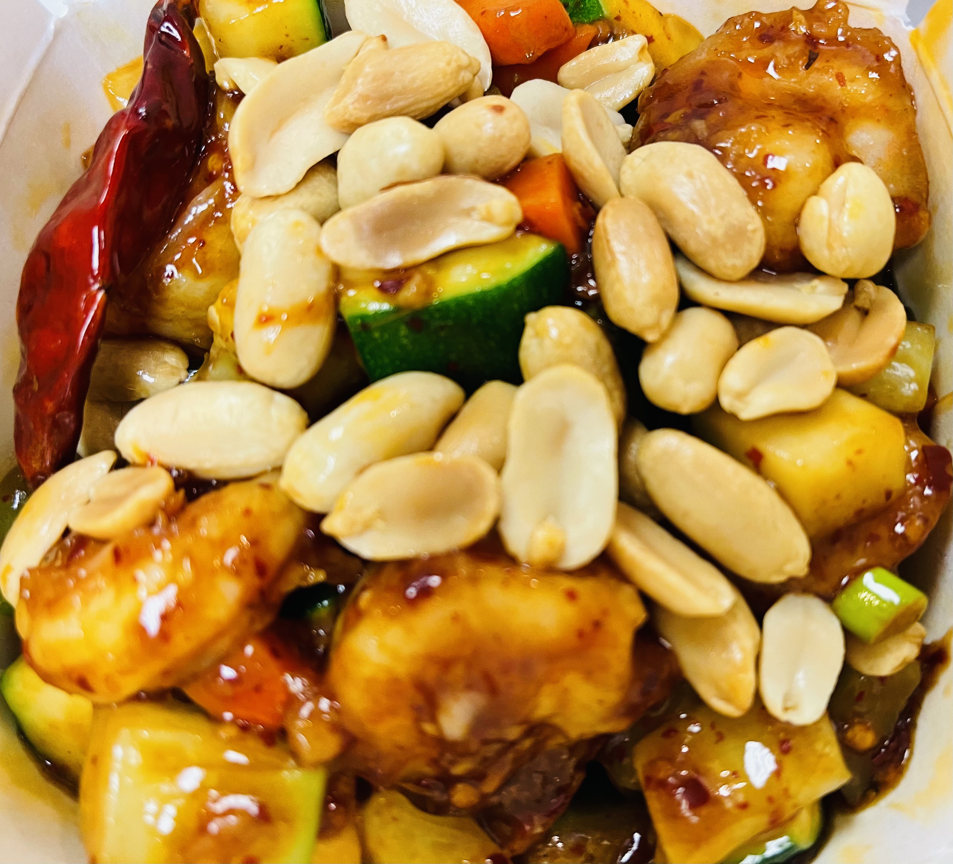 Order 61. Kung Pao Shrimp food online from Rice n Noodle store, Las Vegas on bringmethat.com