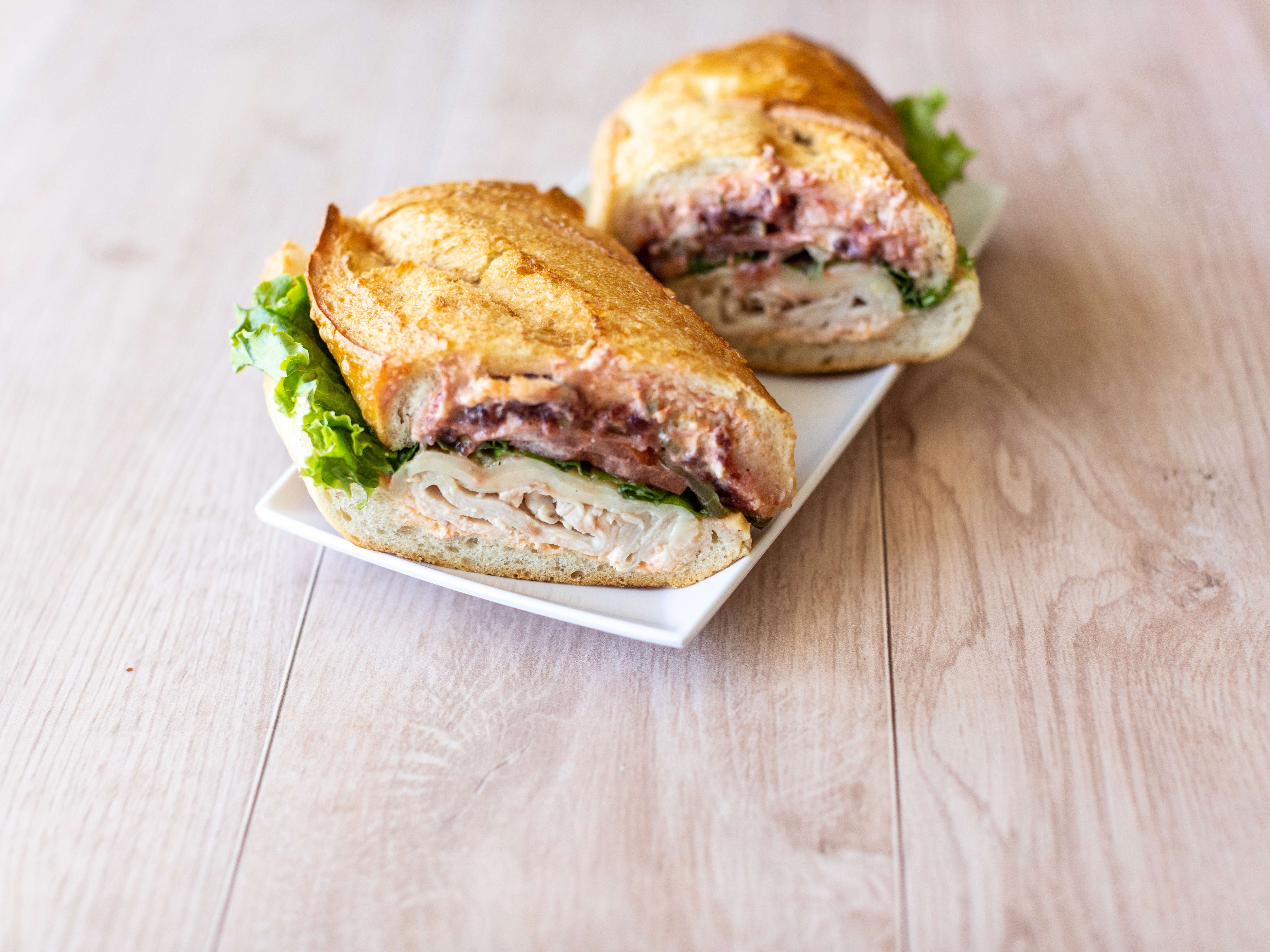 Order Turkey Cranberry Sandwich food online from Lou Lounge store, San Francisco on bringmethat.com
