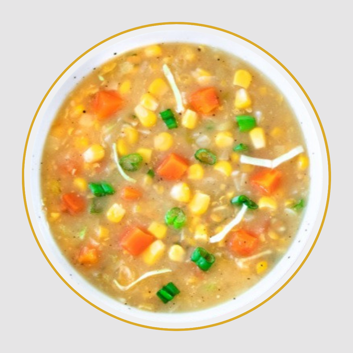 Order Veg Sweet Corn Soup food online from 5th Element store, Jacksonville on bringmethat.com