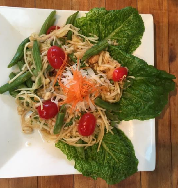 Order Som Tum Salad food online from Jay's Thai Kitchen store, Suffern on bringmethat.com