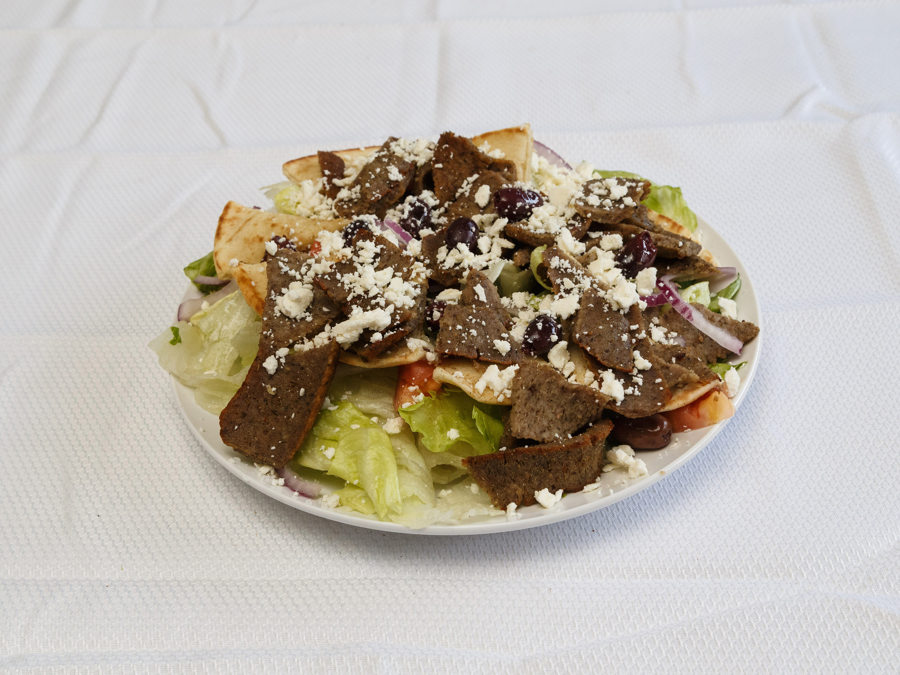 Order Gyro Salad food online from Pizza pronto store, Pittsburgh on bringmethat.com