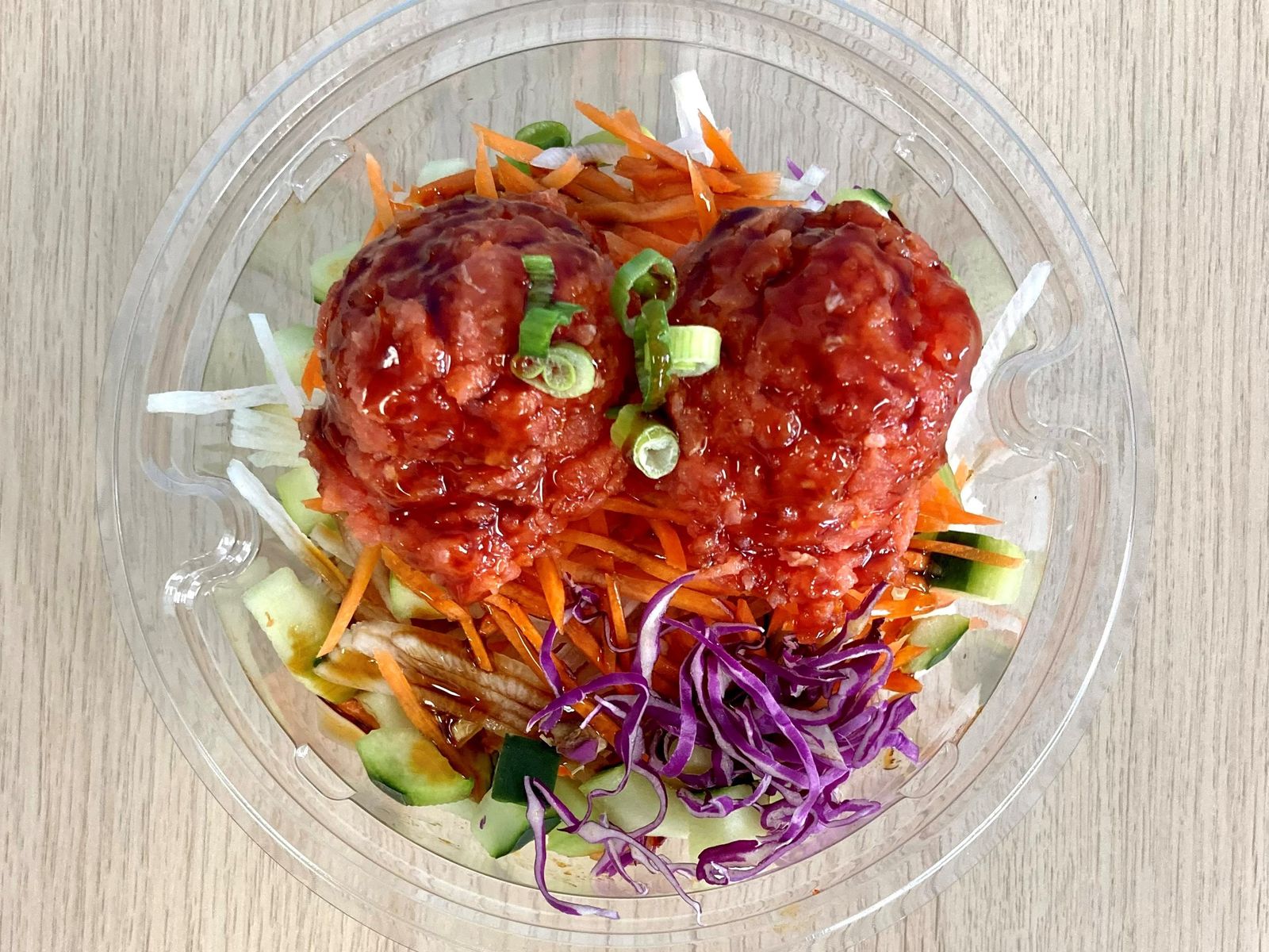 Order Ground Spicy Tuna Sushi Bowl food online from The Poke Shack store, Champaign on bringmethat.com