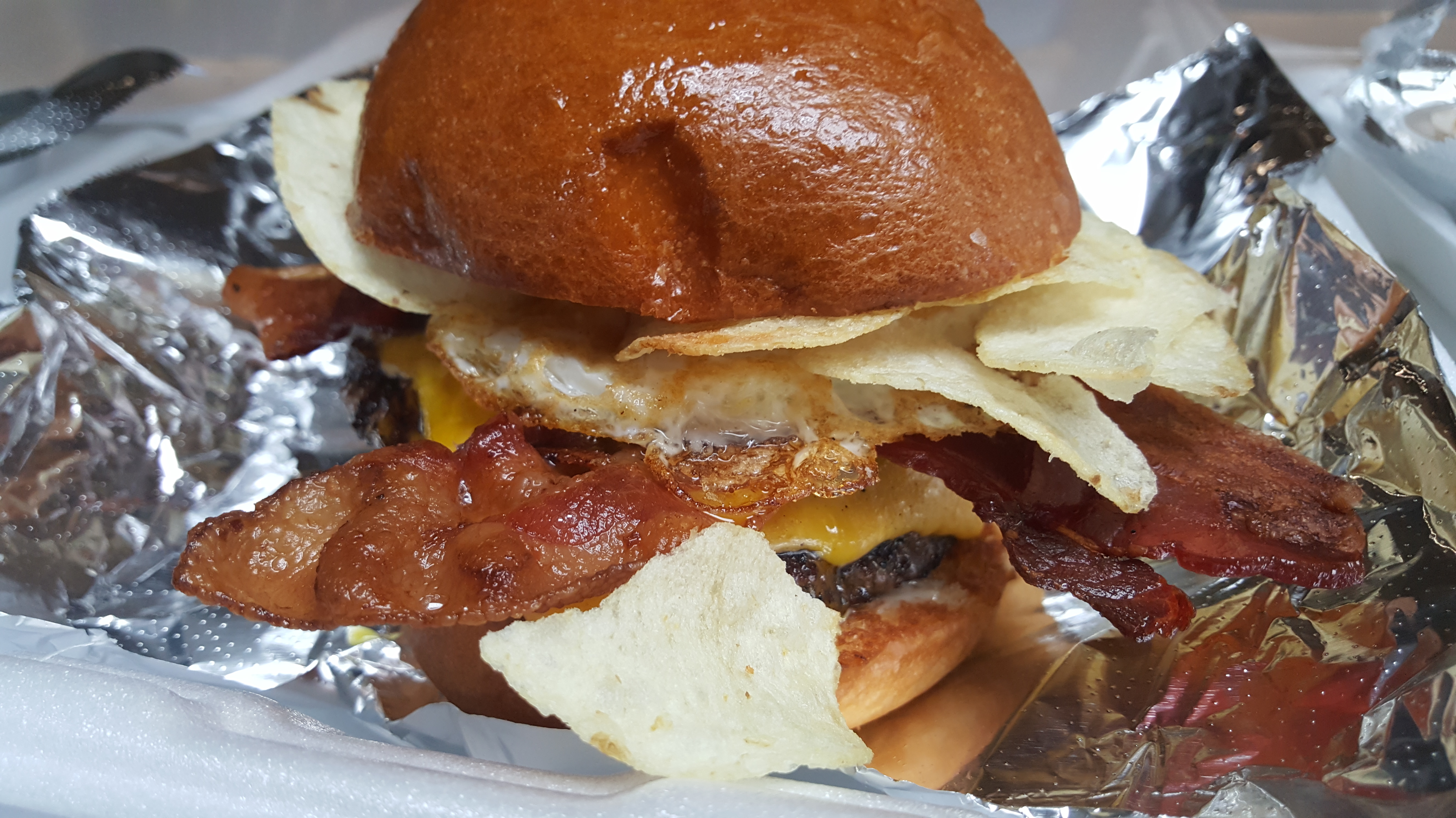 Order Brunch Burger food online from Bodacious Pig Barbecue store, Eagle on bringmethat.com