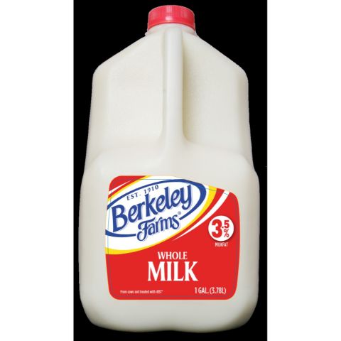 Order Berkeley Farms Whole Milk Gallon food online from 7-Eleven store, Chico on bringmethat.com