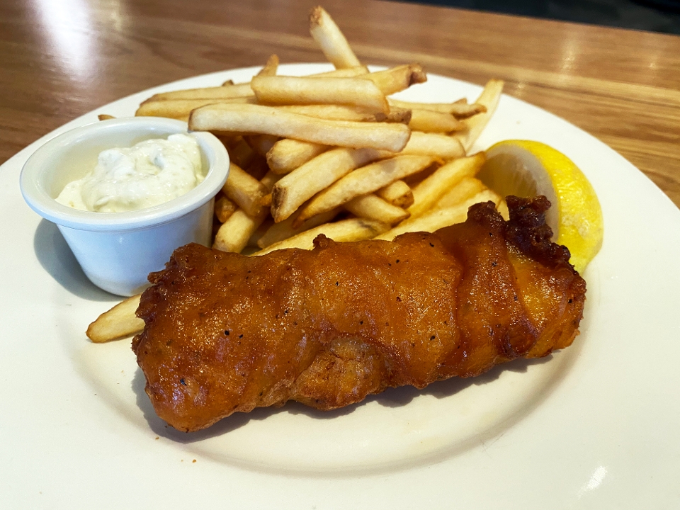 Order K - FISH-N-CHIPS food online from Jack Restaurant And Bar store, San Mateo on bringmethat.com