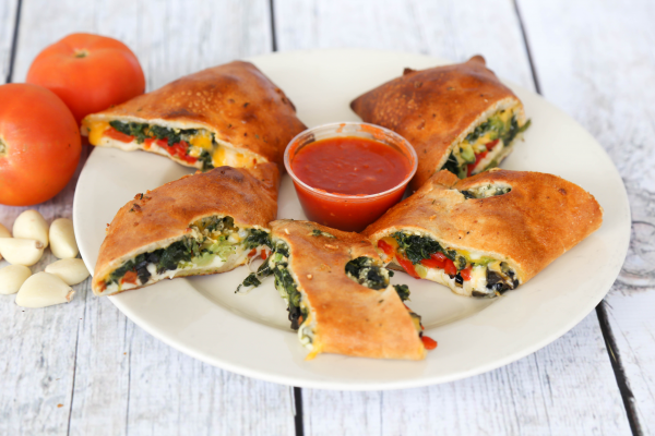 Order Vegetable Stromboli food online from Vito's Gourmet Pizza store, Pompano Beach on bringmethat.com