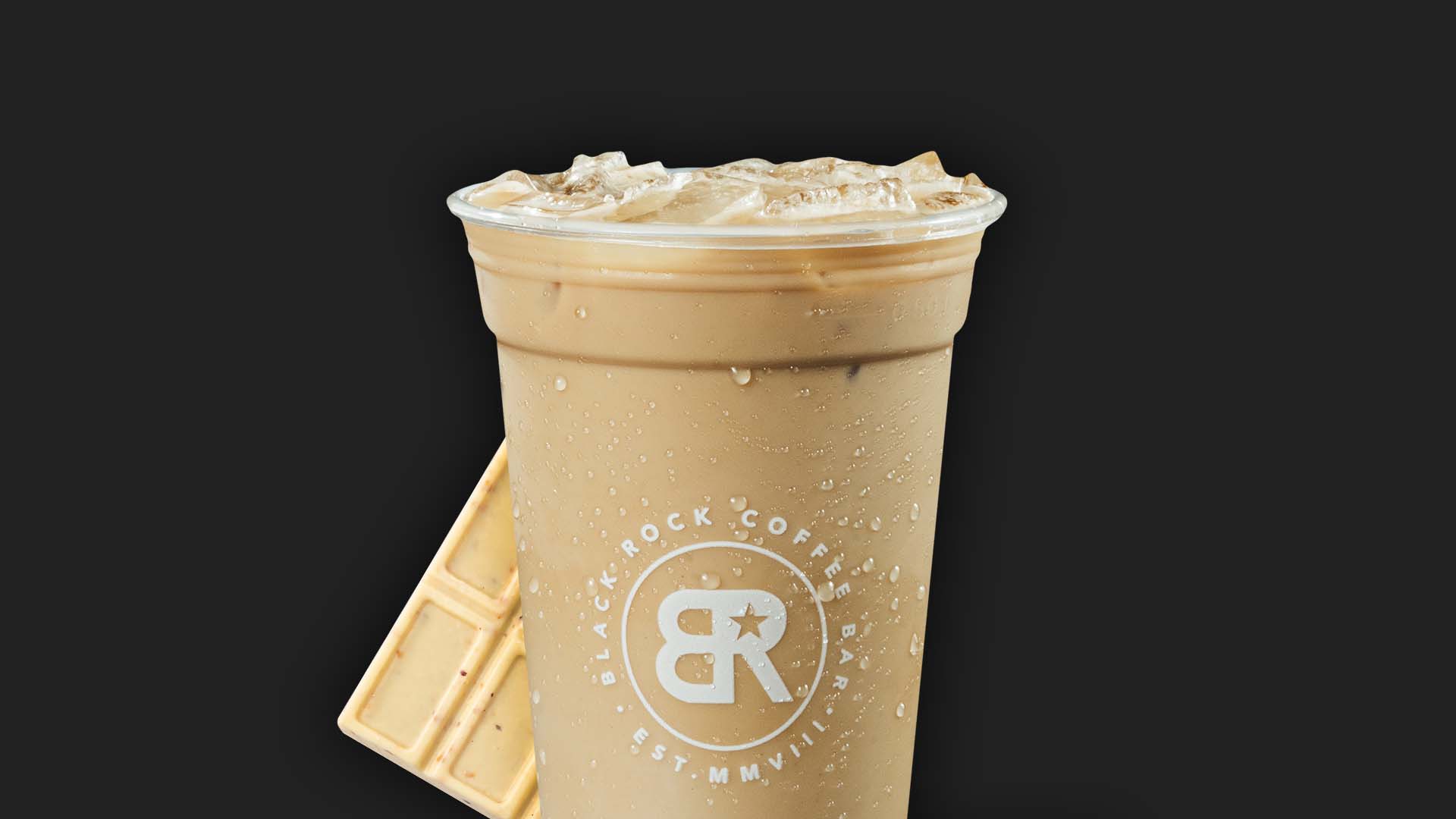 Order Iced White Mocha food online from Black Rock Coffee store, Tempe on bringmethat.com