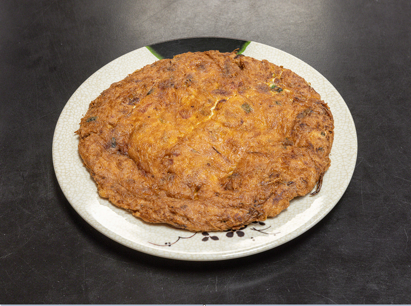 Order 55. Pork Egg Foo Young food online from China Kitchen Lv store, Las Vegas on bringmethat.com