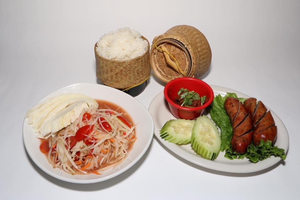 Order Lao papaya salad food online from Thai Mii Up Cuisine store, Rochester on bringmethat.com