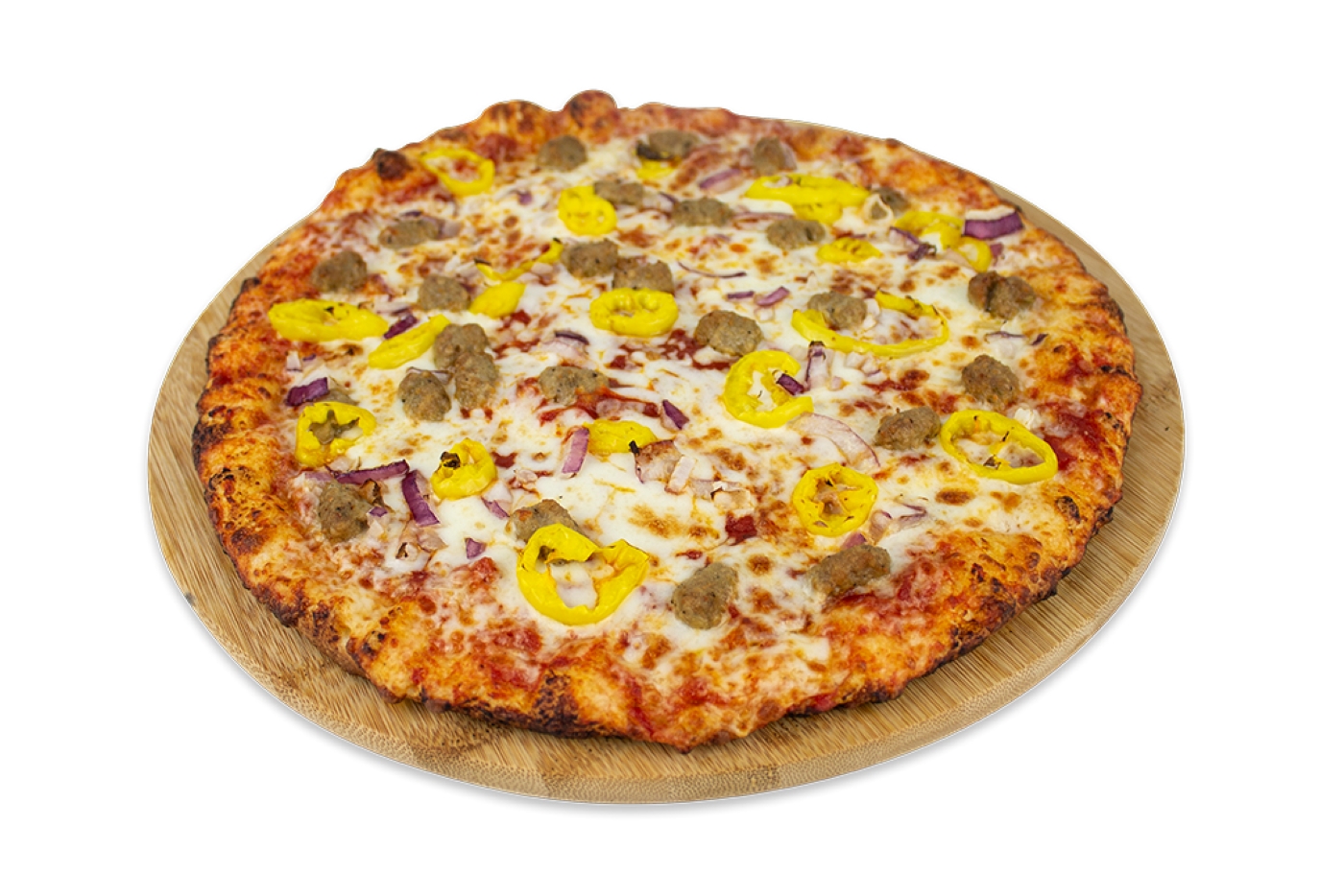 Order Sausage, Peppers and Onion Pizza food online from Infinitos store, Hanover on bringmethat.com