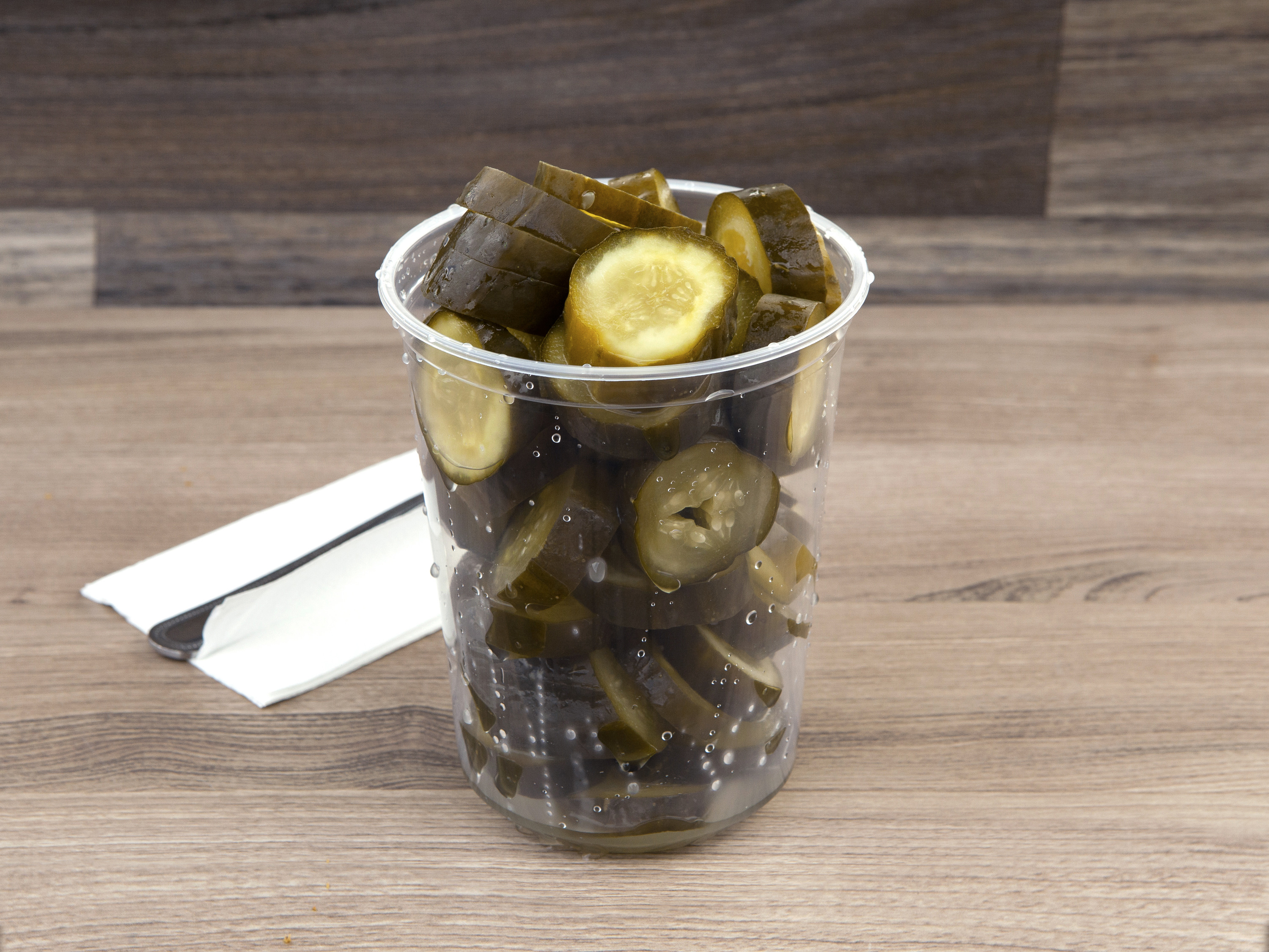 Order Packed Our Famous Kosher Style Pickles food online from Johnnies Pastrami store, Culver City on bringmethat.com