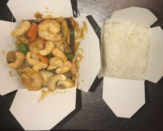 Order 49.Shrimp with Cashew Nuts food online from Panda Garden Buffet Inc store, Cookeville on bringmethat.com