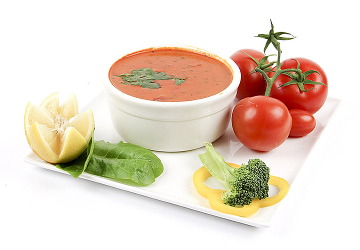 Order Tomato Basil Soup food online from The Little India Restaurant store, Chicago on bringmethat.com