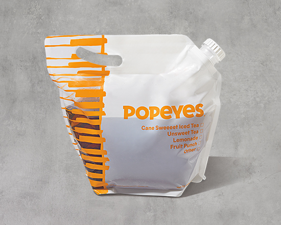 Order 1/2 Gallon Cane Sweeeet Iced Tea® food online from Popeyes store, Charlotte on bringmethat.com