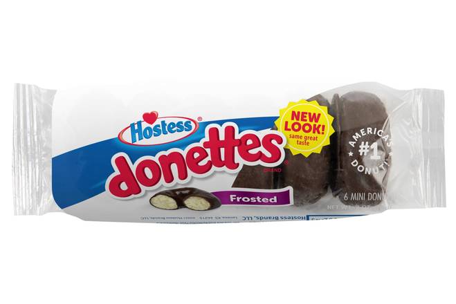 Order Hostess Donettes Chocolate Frosted 3oz  food online from Pit Stop Liquor Mart store, El Monte on bringmethat.com