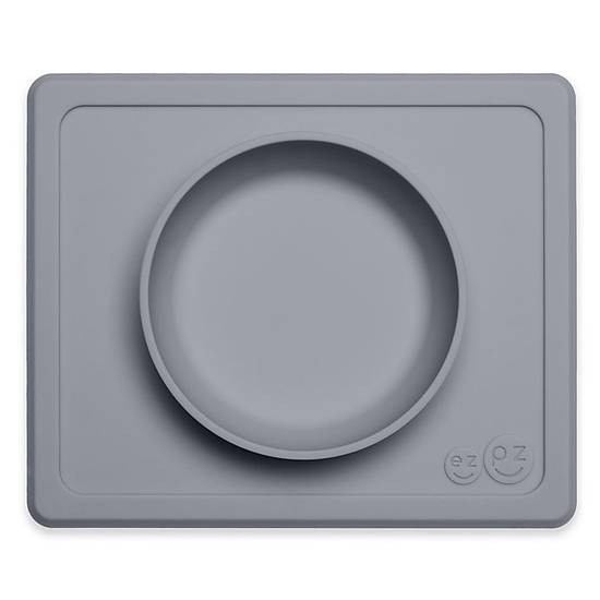 Order ezpz™ Mini Bowl Placemat in Grey food online from Bed Bath & Beyond store, Lancaster on bringmethat.com