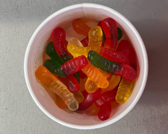 Order 1/3 CUP Gummy Worms food online from Bruster Real Ice Cream store, Athens on bringmethat.com