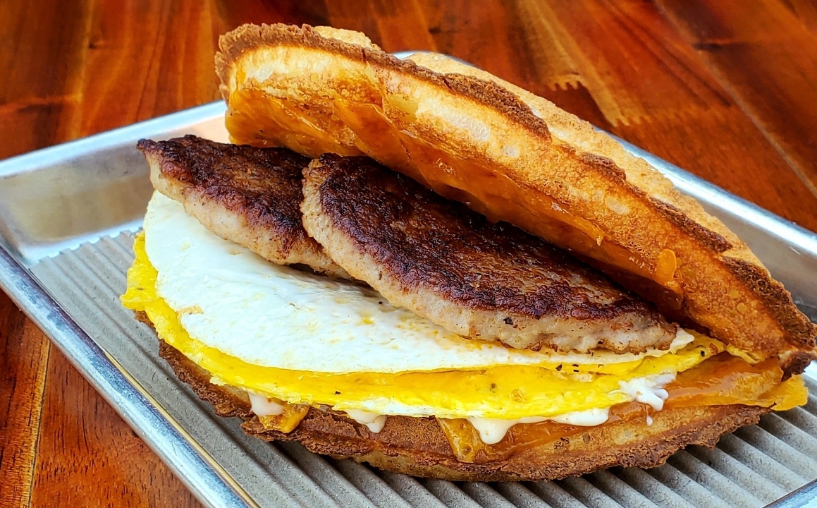 Order COUNTRY SAUSAGE & EGG food online from Bruxie store, Orange on bringmethat.com