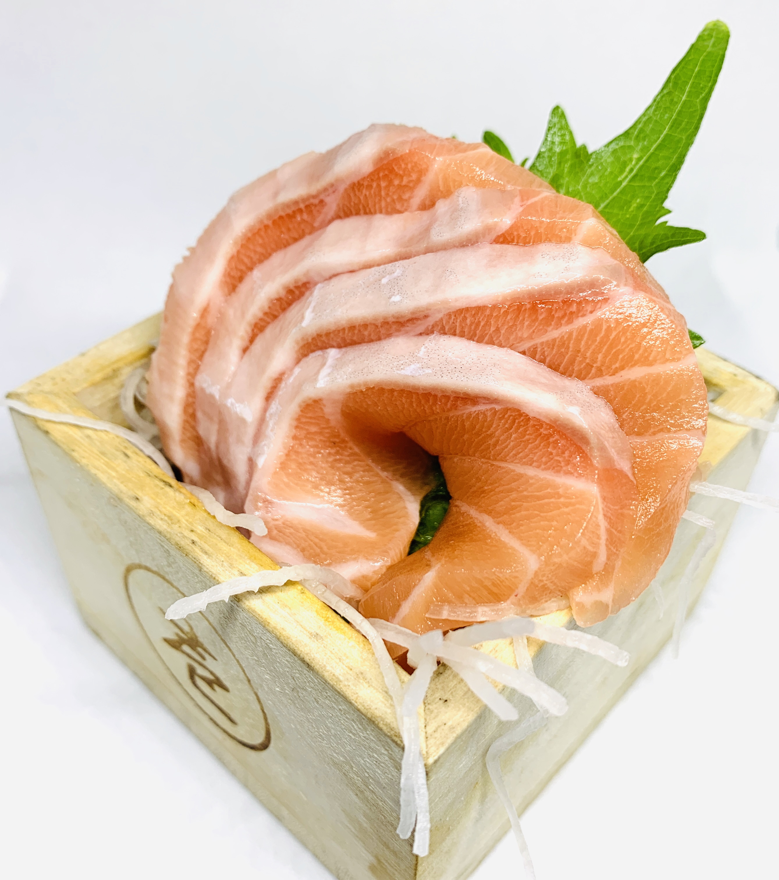 Order Sake Sashimi (4PIeces) food online from Blue Fin Sushi store, San Francisco on bringmethat.com