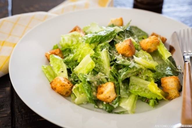 Order Caesar Salad food online from Holy Schnitzel store, New York on bringmethat.com