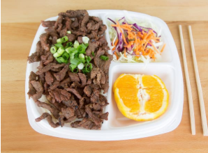 Order Angus Beef Plate food online from Flame Broiler store, Redondo Beach on bringmethat.com