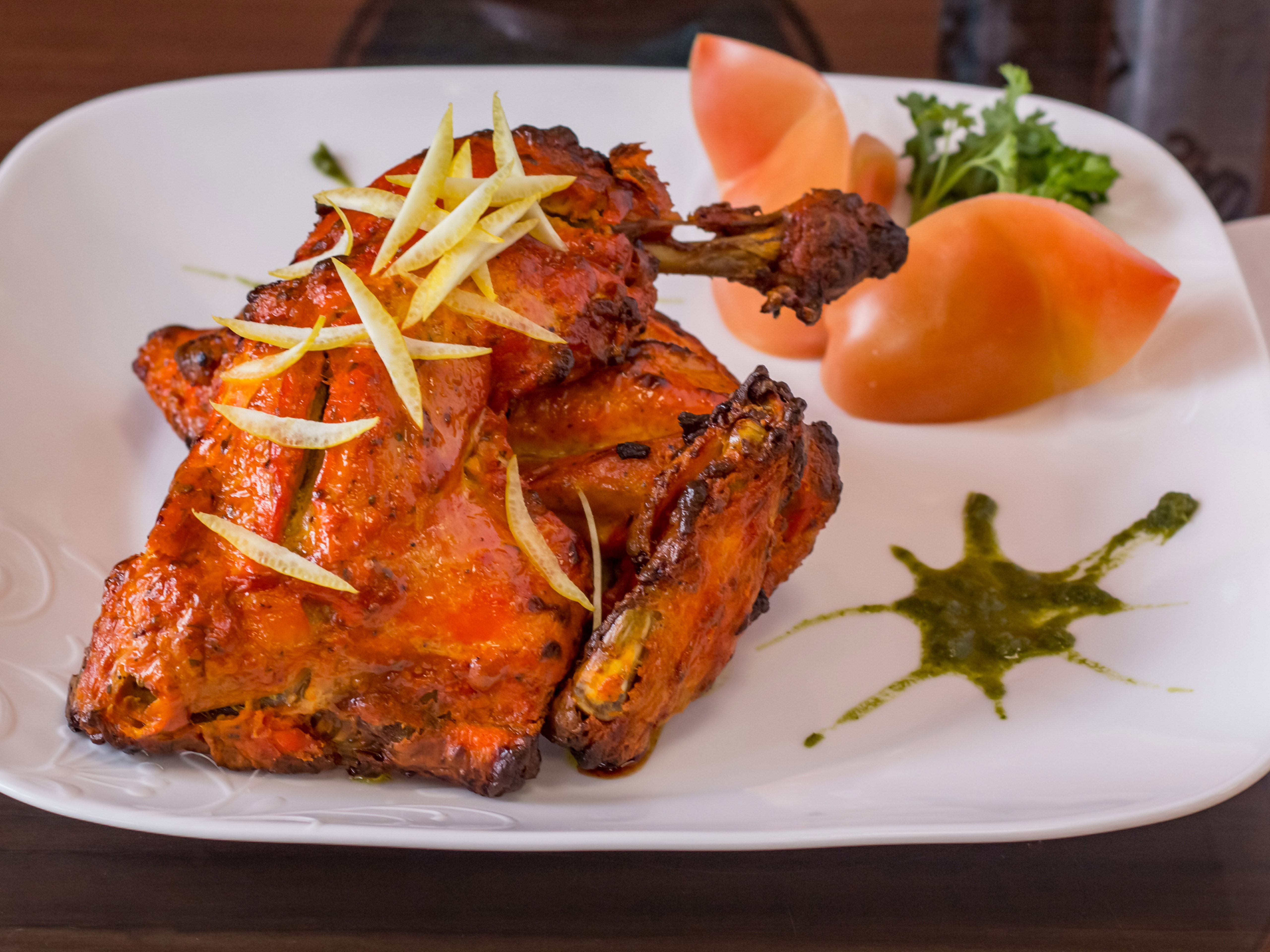 Order Tandoori Chicken food online from Maroosh Halal Cuisine store, Upper Darby on bringmethat.com