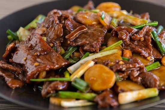Order Lunch- Mongolian Beef food online from California Wok store, Encino on bringmethat.com