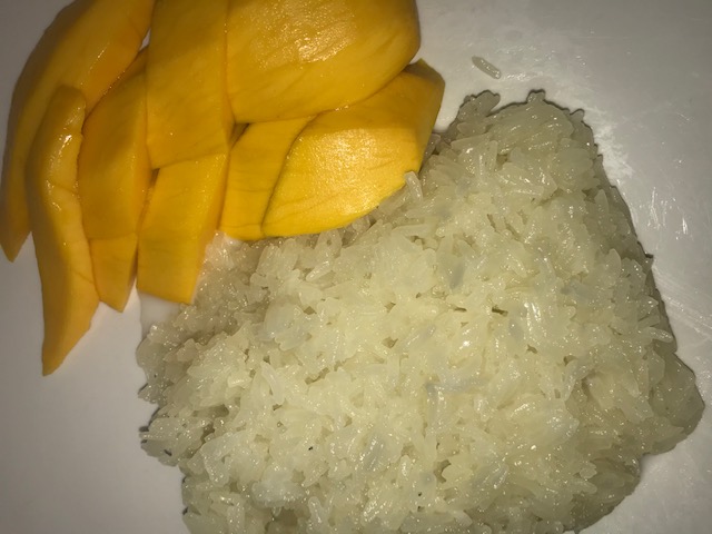 Order Mango Sticky Rice food online from Somboon Thai Food store, Santa Ana on bringmethat.com