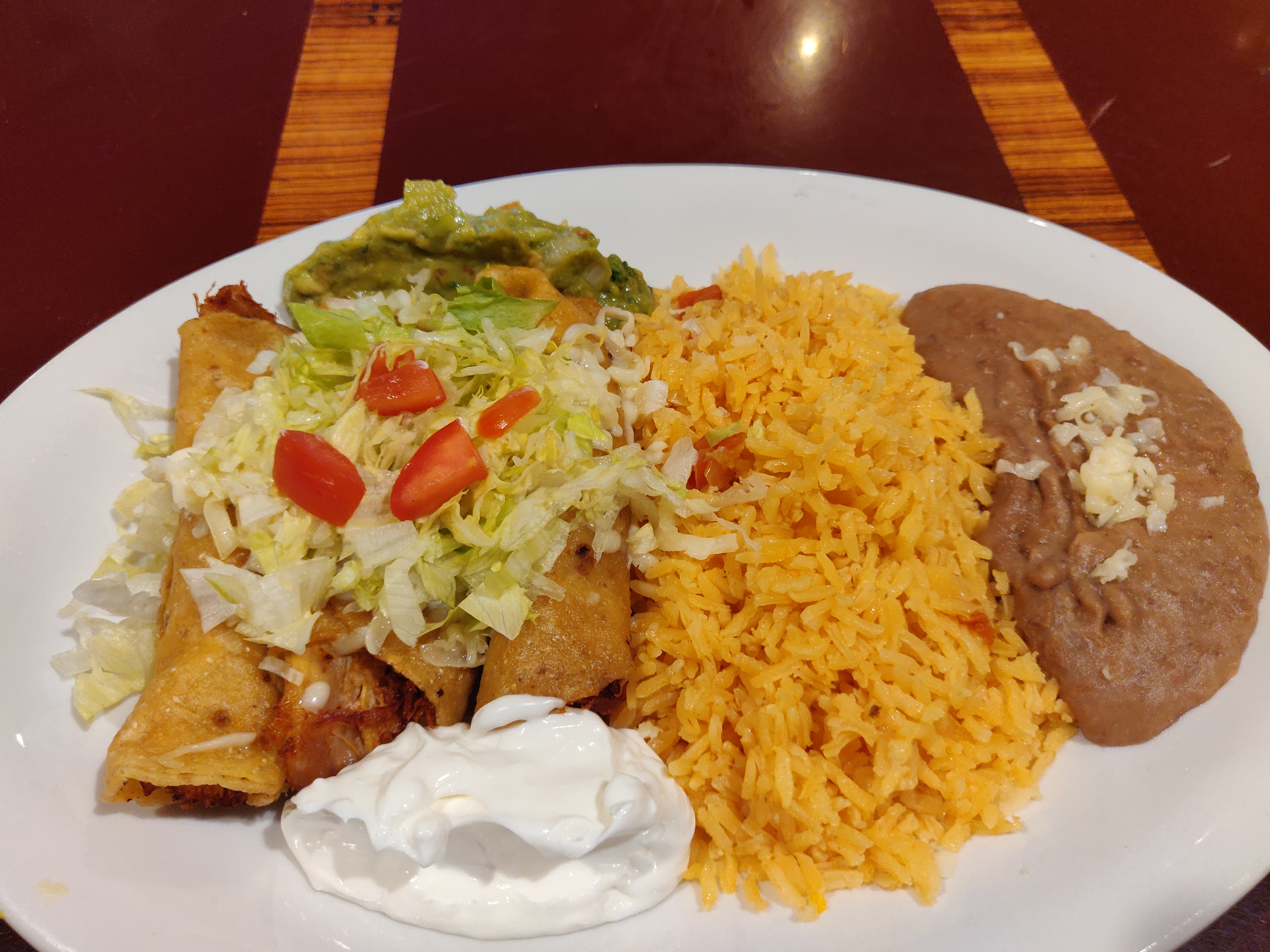 Order Flautas Dinner food online from El Ranchito store, Chicago on bringmethat.com