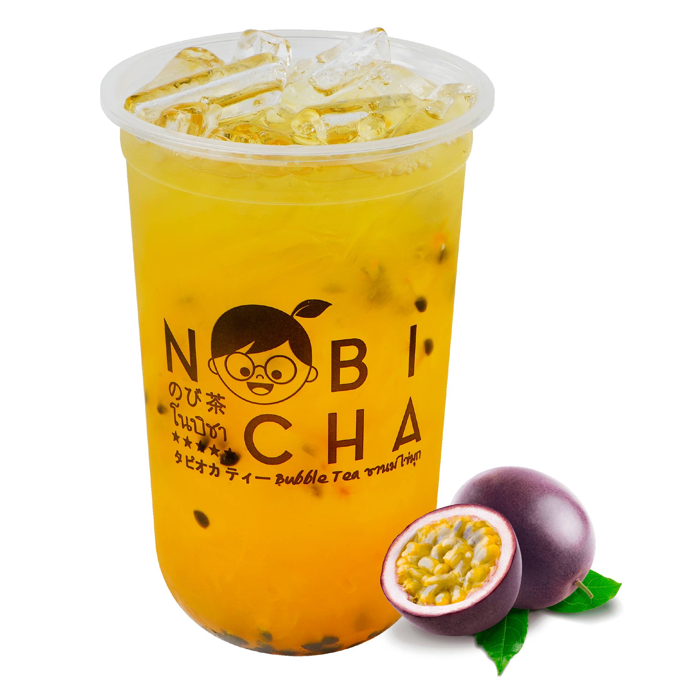 Order Passion Fruit Juice food online from Nobi Cha Bubble Tea store, Atlanta on bringmethat.com