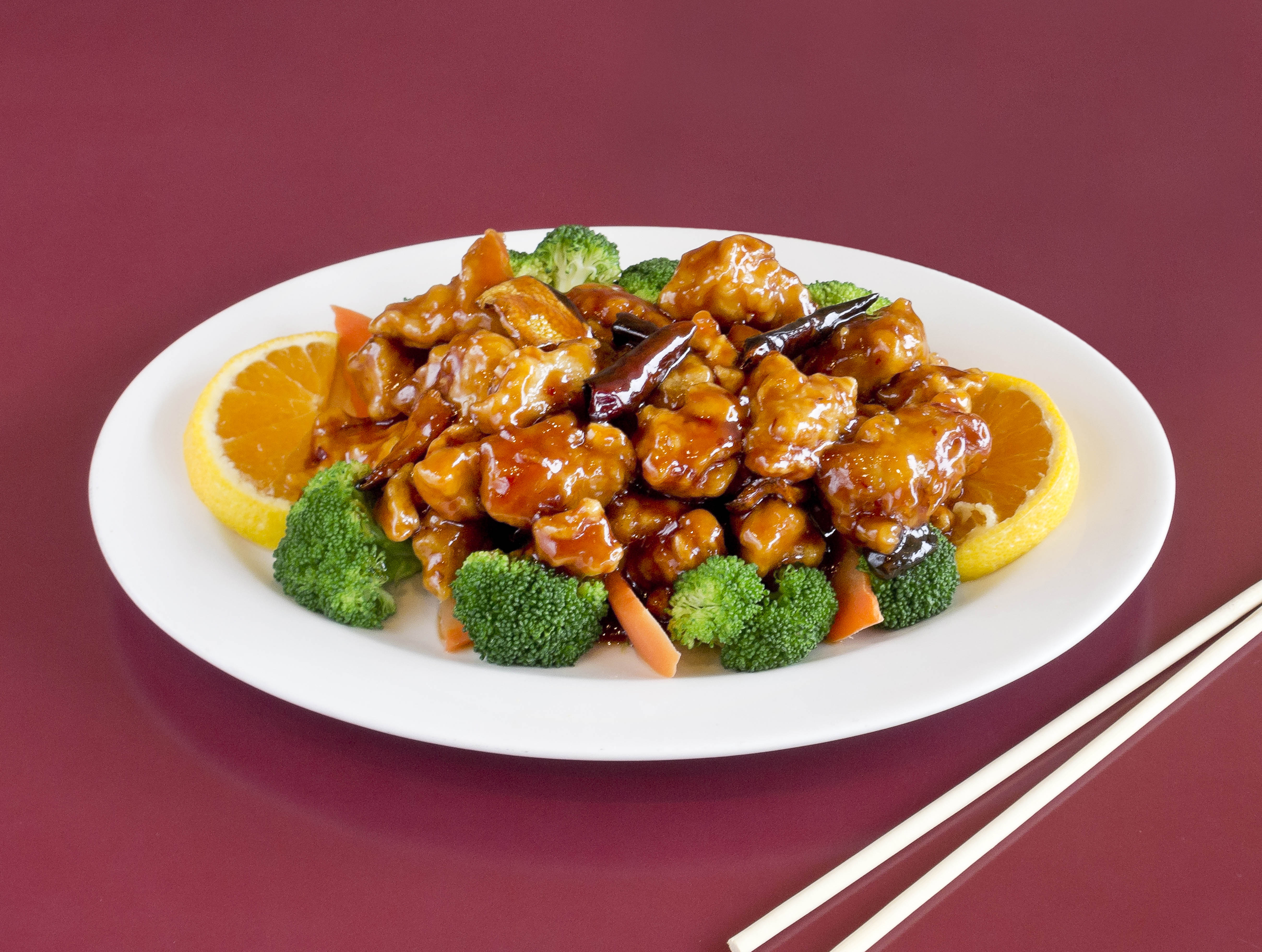 Order Orange Chicken food online from Tian an men square wok & grill store, Allen on bringmethat.com
