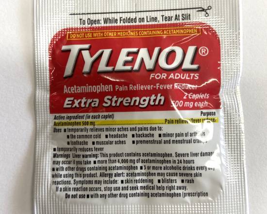 Order Tylenol Extra Strength Loose (2 Caplets) food online from Ctown Supermarkets store, Uniondale on bringmethat.com