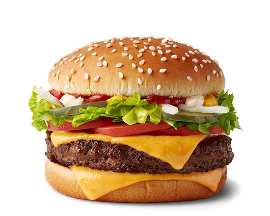 Order Quarter Pounder with Cheese Deluxe food online from McDonalds store, Morgantown on bringmethat.com